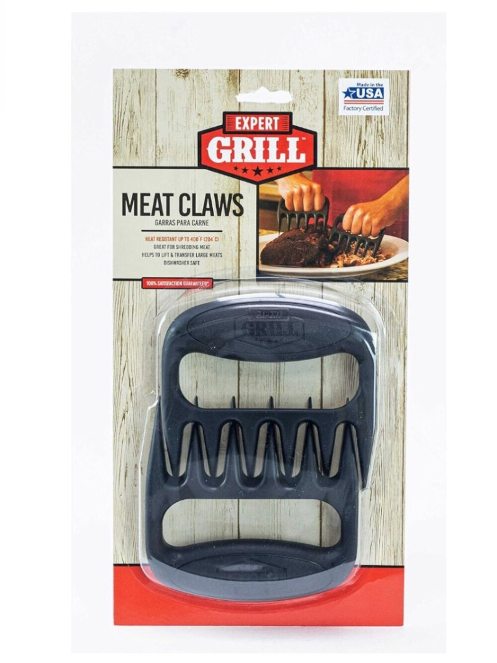 New Expert Grill All-Purpose Meat Shredder Claws 1 pair, In Package Grilling BBQ